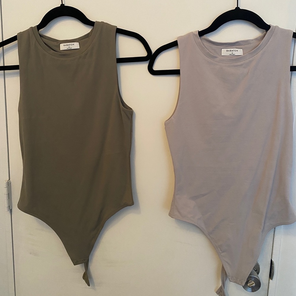 ARITZIA Contour Muscle Bodysuits (x2)